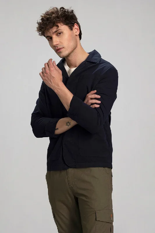 Shatsu Navy Overshirt