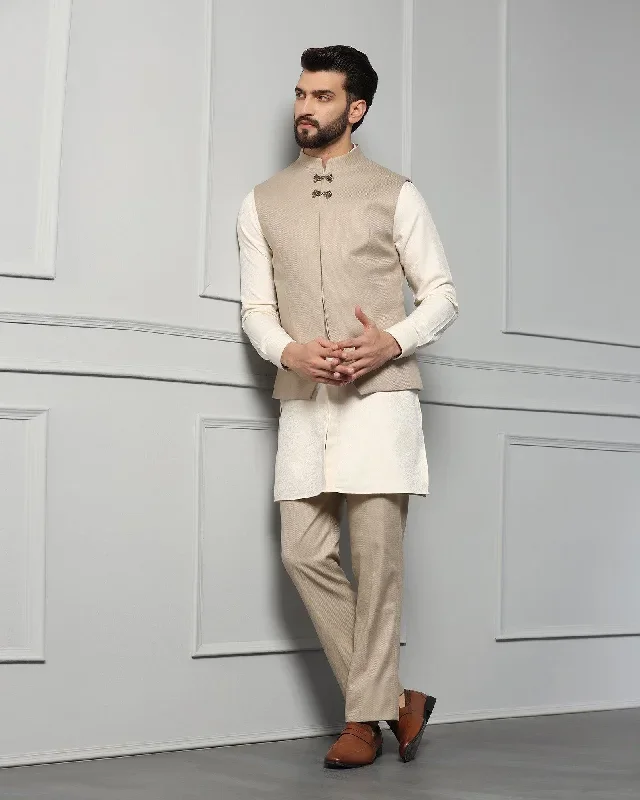 textured-ethnic-2-pcs-suit-in-golden-dodget