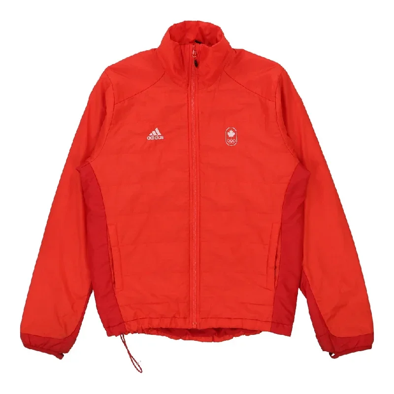 Adidas Jacket - Medium Red Polyester