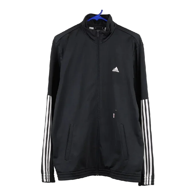 Adidas Track Jacket - Medium Navy Polyester