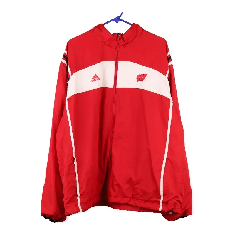 Adidas Track Jacket - XL Red Polyester