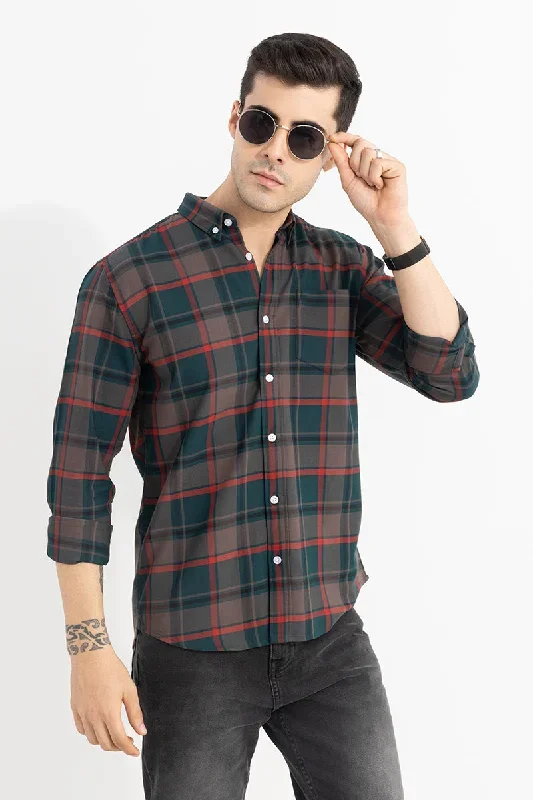 Vintage Check Olive Shirt