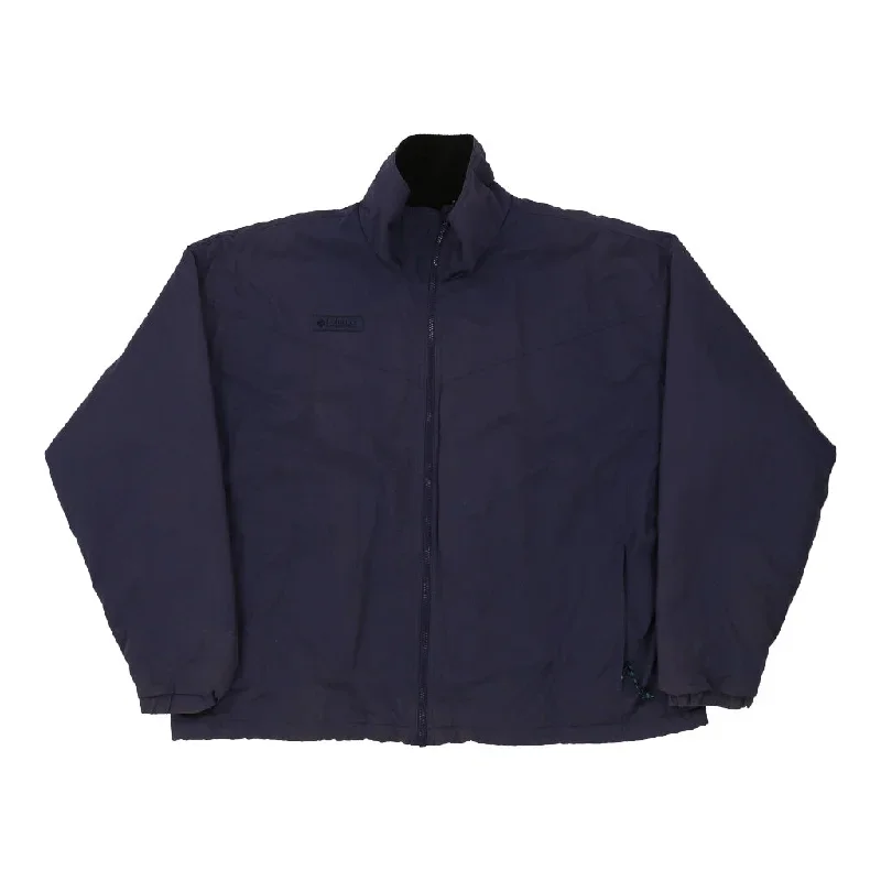 Columbia Jacket - Large Purple Polyester