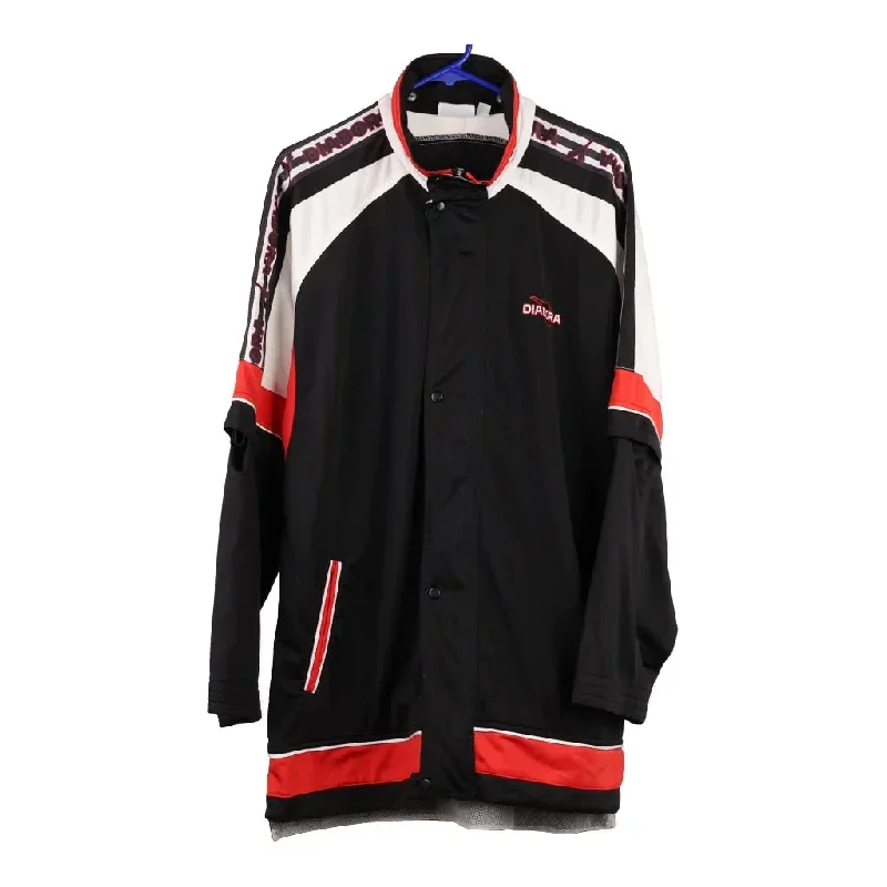 Diadora Track Jacket - 2XL Black Polyester