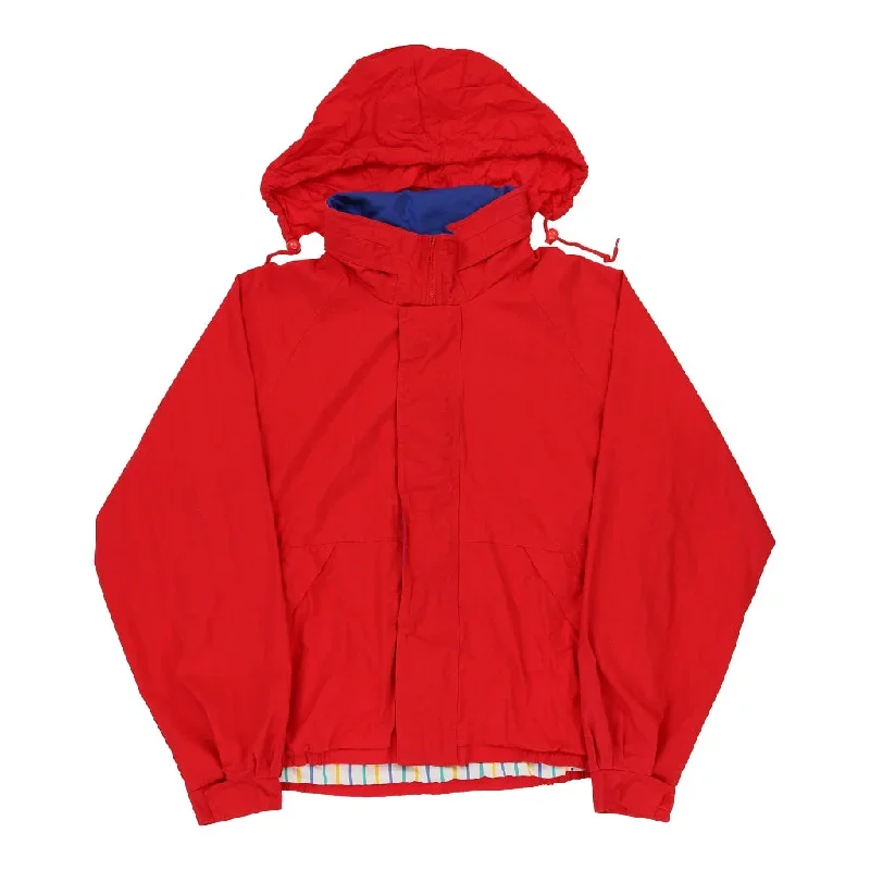 Eddie Bauer Jacket - Large Red Cotton