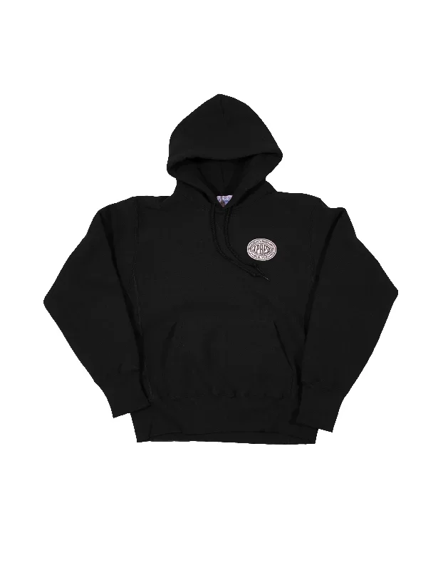 VINTAGE J.PRESS LOGO HOODIE - BLACK