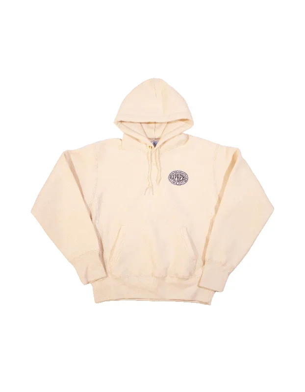 VINTAGE J.PRESS LOGO HOODIE - NATURAL