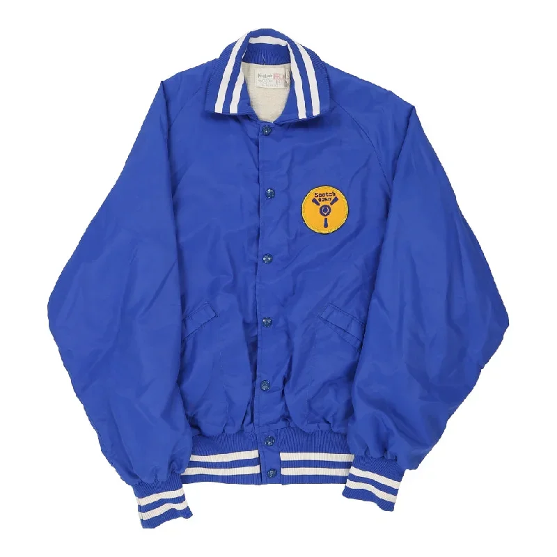 Scotch 8250 King Louie Baseball Jacket - Large Blue Polyester