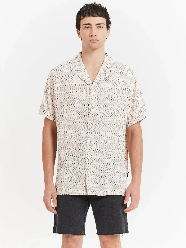 Wave Shirt in Bone