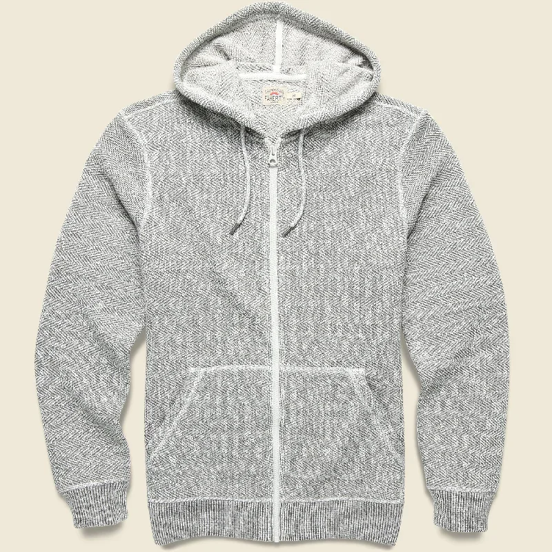 Whitewater Zip Hoodie - Grey Shell Loop